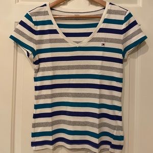 Short sleeve striped Tommy Hilfiger tee
